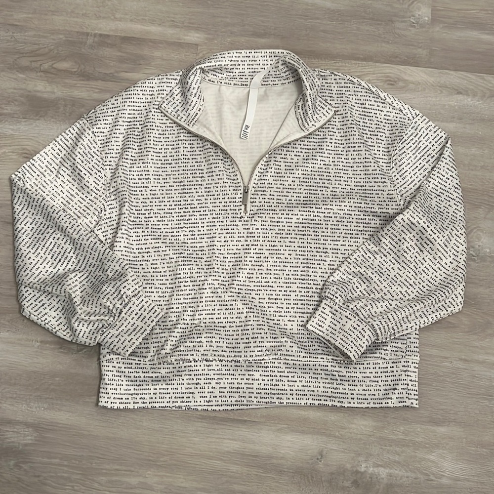 graphic tahari quarter zip